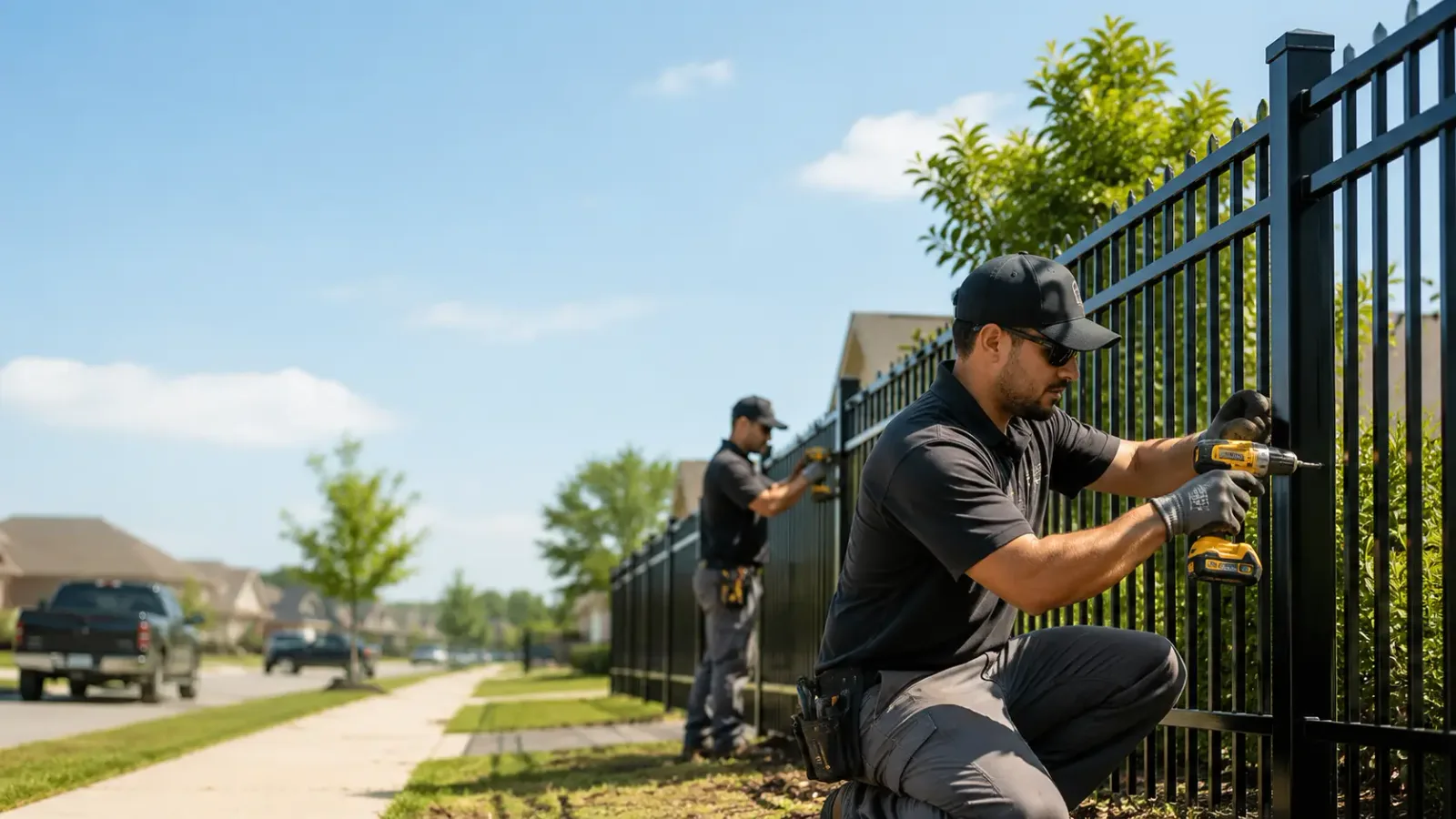 Metal Fence Installation in Voca, TX
